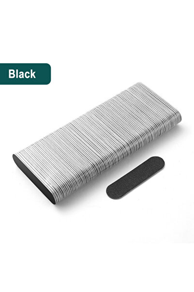 Choice ١٠٠ قطعة - أسود، ١٠٠ قطعة من مبرد أظافر خشبي صغير للاستخدام مرة واحدة،...