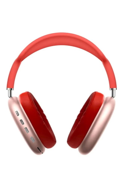 URBBKING P9 Bluetooth Wireless Headset Over-Ear Headphone With Mic Red