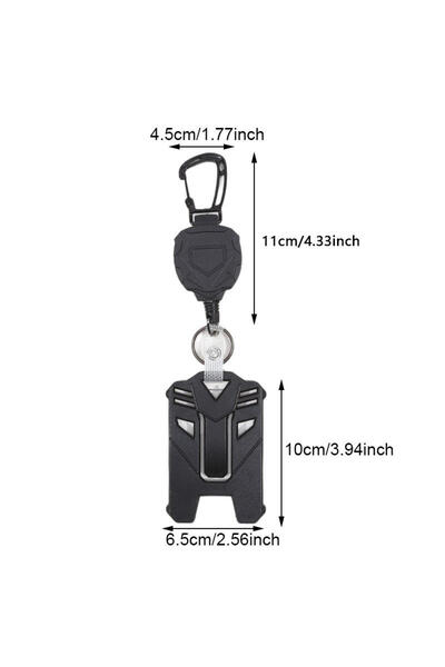 Choice 1PC A Heavy Duty Retractable Keychain Badge Clip ID Reel Key Chain Hol...