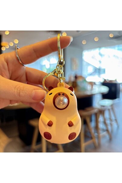 Choice دمية كابيبارا صفراء - قطعة واحدة، لعبة موسيقية قابلة للضغط، لعبة لتخفي...