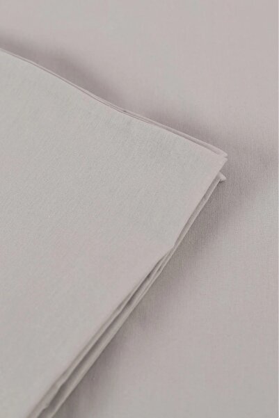 Bella Home غطاء وسادة مكون من قطعتين مغلف بالجيلاتين |   50×70 سم |   100% قطن رمادي فاتح