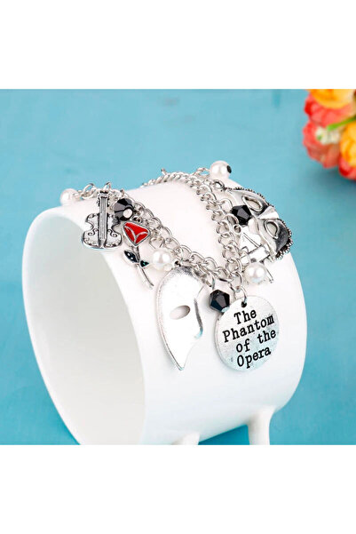 Choice سوار شبح الأوبرا، أساور، قناع، رقص، تعليقة جيتار، أساور كلاسيكية للنسا...