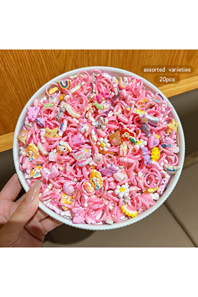 Choice 20pcs 20 random cartoon ring styles suitable for daily use