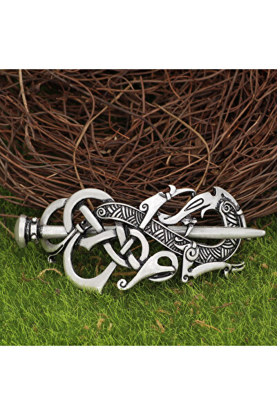 Choice مشابك شعر فايكنج سلتيك، دبابيس شعر عتيقة بعقدة سلتيك، دبابيس شعر من سب...