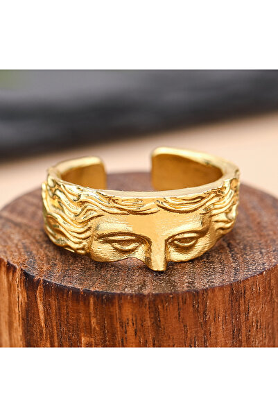 Choice resizable ZA7100-1 Vintage Venus Half Face Adjustable Rings for Men Wo...