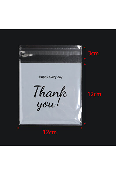 Choice ١٠٠ قطعة، ١٢×١٢ سم، ١٠٠ قطعة/عبوة، ٤ أحجام، أكياس OPP ذاتية الإغلاق مط...