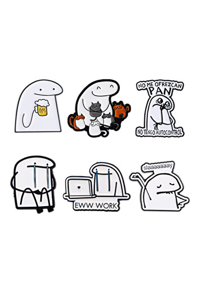 Choice مجموعة من 5 دبابيس مينا لشخصيات كرتونية من الأنمي (2-9 قطع/مجموعة) - ف...