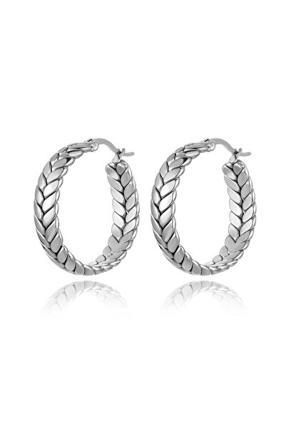 Choice أقراط حلقية بتصميم هندسي من التيتانيوم والفولاذ المقاوم للصدأ من لوكير...