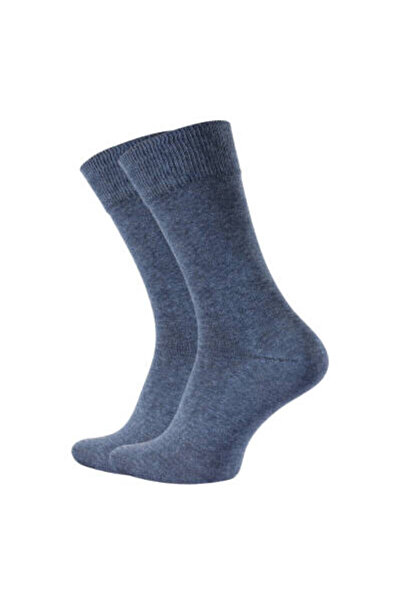 meristanbul Business Socks, 39-43, Soft Cotton Blend, Marine