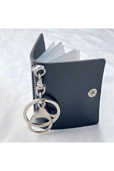 Choice سلسلة مفاتيح سوداء إبداعية من البولي يوريثان، ألبوم صور صغير، إطار صور...