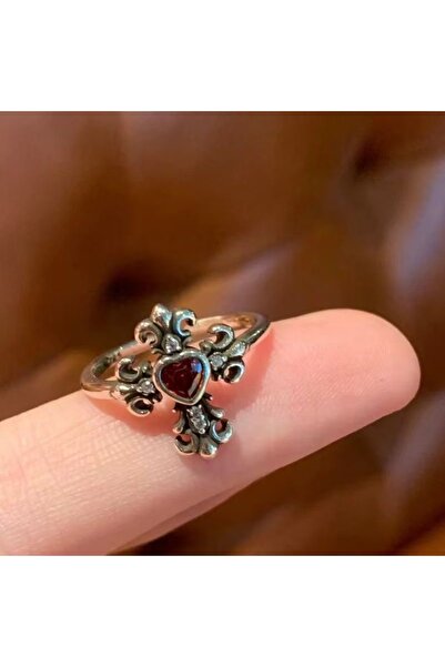 Choice خاتم مفتوح بتصميم هندسي قوطي عتيق مستوحى من موضة الألفية الجديدة، قطعة...