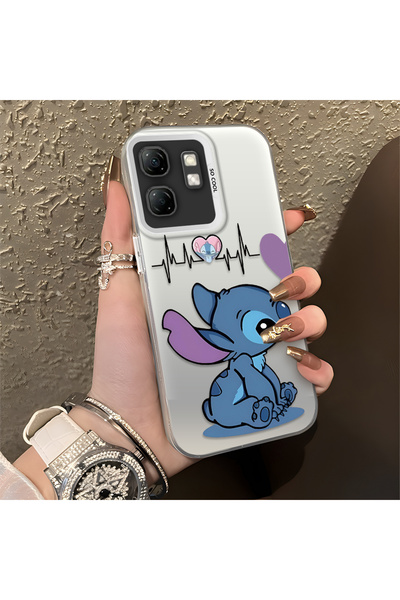 ucuc حافظة Infinix Hot 50i متوافقة مع الحافة السيليكونية الصلبة ذات الظهر الص...