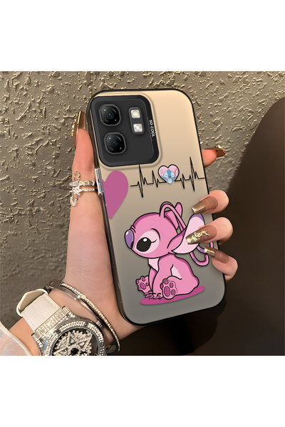 ucuc حافظة Infinix Hot 50i متوافقة مع الحافة السيليكونية الصلبة ذات الظهر الص...