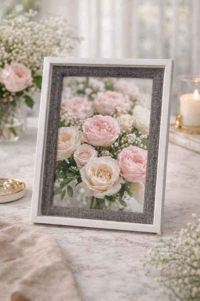 PEGA HOME DEKORATİF AHŞAP RESİM ÇERÇEVESİ AYAKLI VE DUVARA ASMALI ( 21cm x29c...