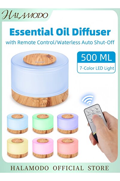 HALAMODO Ultrasonic Air Humidifier 500ml Silver