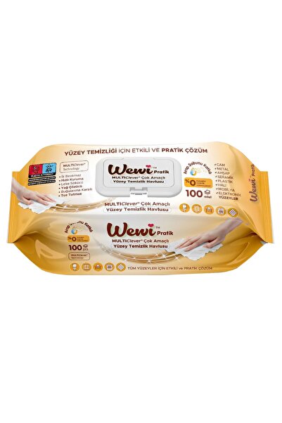 Wewi Arabic Soap Surface Cleaning Wipes 100 Pcs