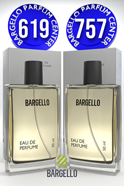 Bargello 619 Erkek Parfüm Oriental 50 ML EDP + 757 Erkek Parfüm Oriental 50 M...