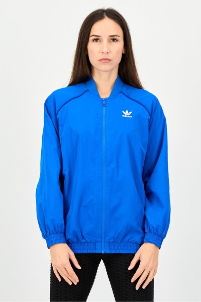 adidas Women Sportswear Fit Long Sleeve Training Jacket, Blue