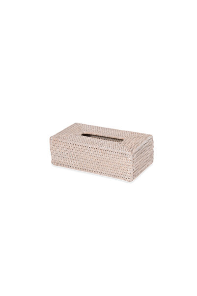 Decor Walther Basket Tissue Box, Countertop - White
