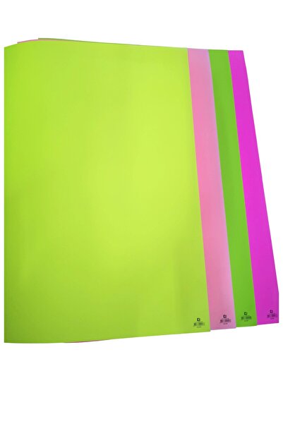 Alex Schoeller Fosforlu Fon Kartonu 50x70 cm 160 gr – 4 Renk (Sarı, Pembe, Ye...