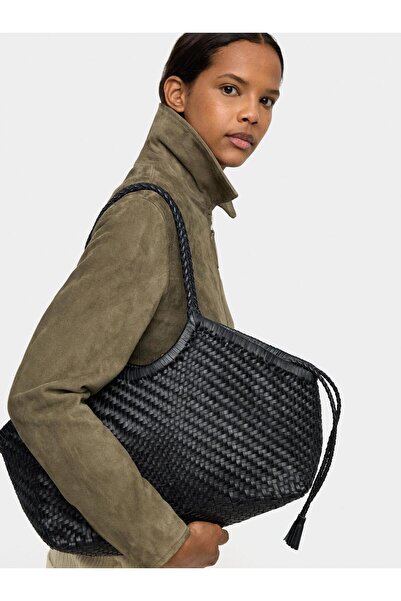 PARFOIS Örgülü Deri Shopper Çanta