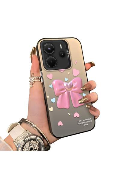 ucuc حافظة Xiaomi Redmi Note 14 المتوافقة مع الحافة السيليكونية الصلبة والمضا...