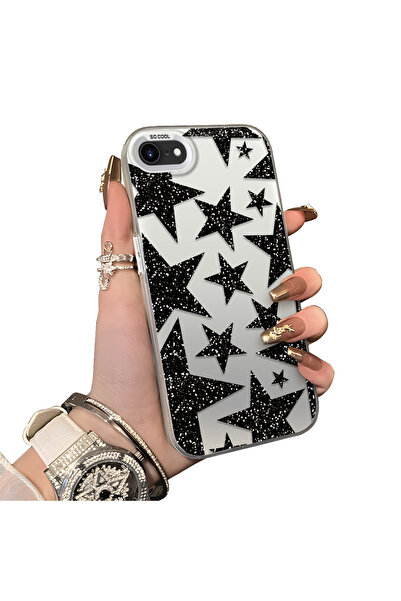 ucuc iPhone 7/8/Se 2020 2022 Compatible Silicone Edge Hard Back Anti Fall Cas...