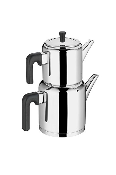 Aryıldız Roma Soft Black Large Teapot Set