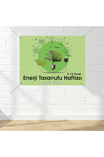 Enerji Tasarrufu Haftası Branda Afiş