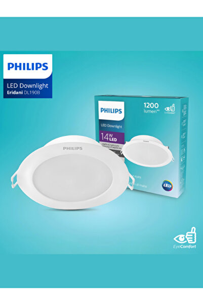 Philips Eridani DL190B 14w 150mm Delik Çapı 3000K Sarı Işık 1200Lümen Spot