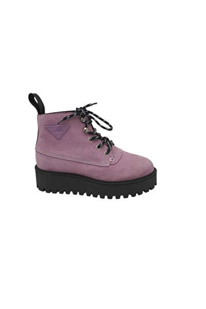 LAST Women's boots 37, leather, purple