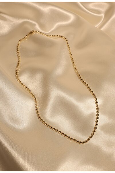 XUPING JEWELRY Xuping 14K Altın Kaplama Dorika Zincir Kolye – Zarif & Minimal