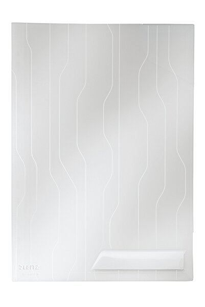 Esselte Combifile folder, with label, PP, A4, 200 microns, 5 pcs/set, Leitz white