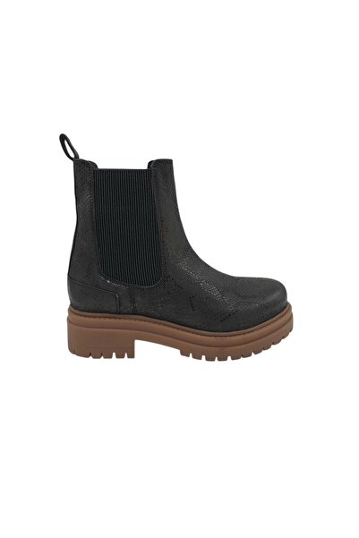 LAZAMANİ women's boots, size 39, textile and leather, black