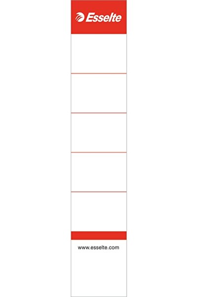 Esselte Esselte cardboard interchangeable label set, for 50 mm binders, 10 pieces/set