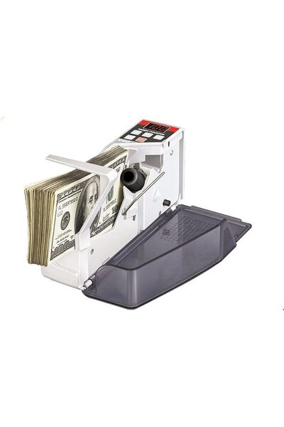 Arabest عداد صغير للأوراق النقدية، آلة عد النقود متعددة العملات، عداد أوراق ن...