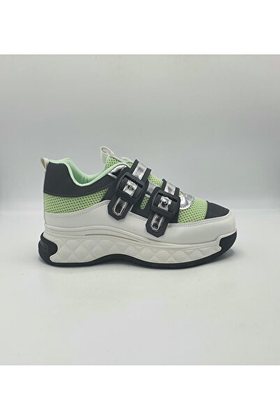 Franco Banetti Women's sneakers Franco Banetti, textile imitation leather, black/white