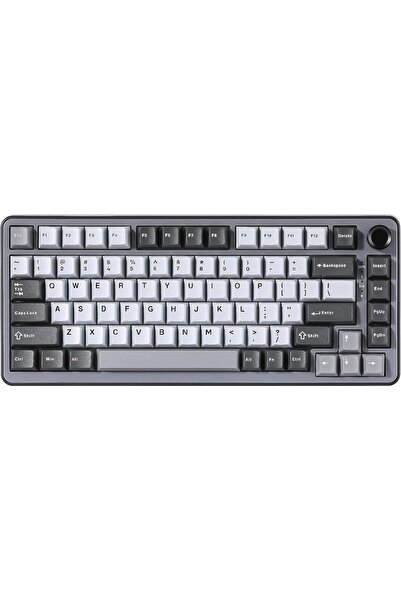 YUNZII B75 Mechanical Keyboard,75% Hot Swappable Keyboard with Knob,RGB Backlit Gasket Gaming Keyboa