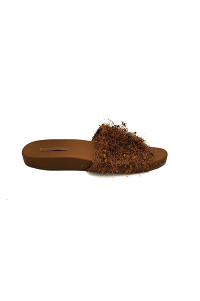 Oysho Women's clogs size 41, textile, brown