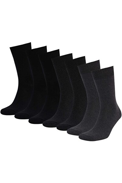 B Beşiroğlu Since 1980 7-Pack Men's Cotton Socks Weekly Non-Smelly Non-Sweaty Comfortable Feel One Sock for Every Day