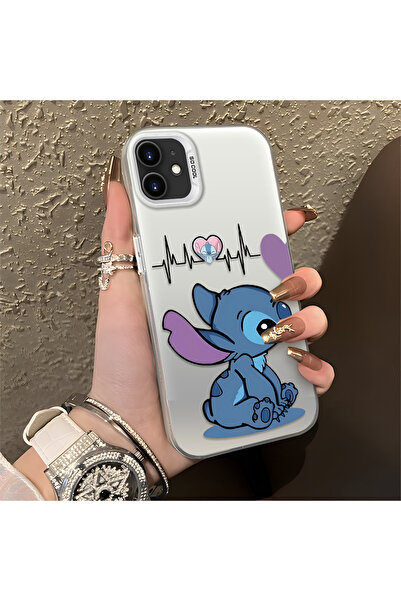 ucuc حافظة مضادة للسقوط من السيليكون المتوافقة مع هاتف iPhone 12، ذات نمط مطرز