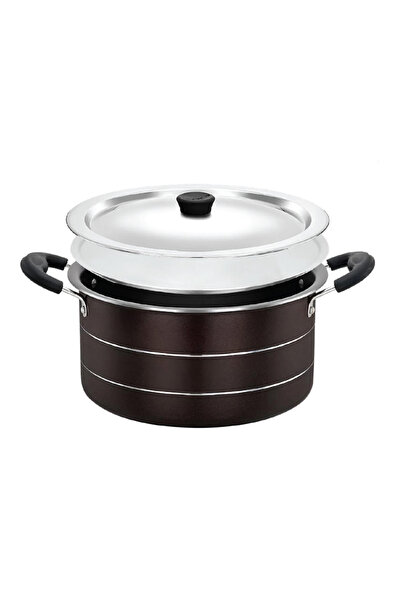 Chefline Non-Stick Biriyani Pot with Dum Plate, 32 cm