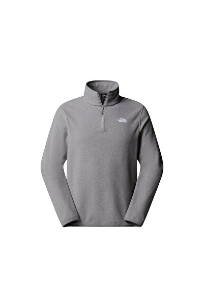 THE NORTH FACE M Glacier Fleece 1/4 Zip Jacket Women's Outdoor Parka Nf0A8D0Qcqi1 Gray