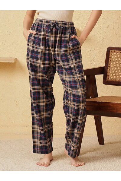 Clovia By Styli Women Plaid Checkered Pyjama Bottoms
