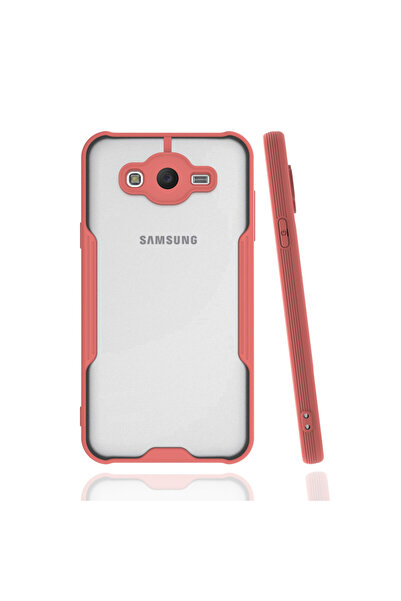 NewFace حافظة سامسونج جالاكسي J7 سيليكون بلاتينيوم - وردي