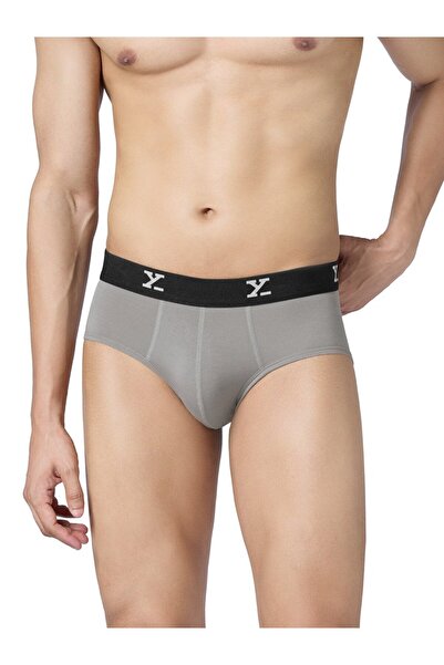 XYXX By Styli Men Combed Cotton Parallax Solid Briefs