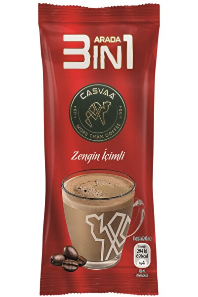 Casvaa Coffee 3 in 1, 24 Pieces of 18g Each