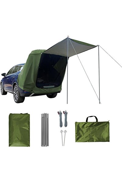 Waves-Digital Waves Digital Outdoor Car Trunk Tent Camping Picnic Canopy Rear Extension Proof Rain