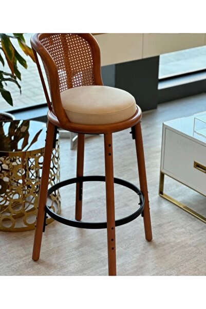 oiphome Taburelik mınder kırlent teddy BEJ 25 cm