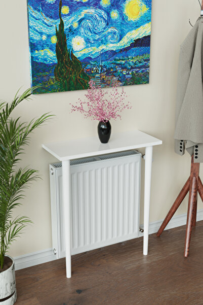 Hediyeler Kapında Petek Üstü Raf Modern 2 Ayaklı Dresuar Kalorifer Peteği Raf...